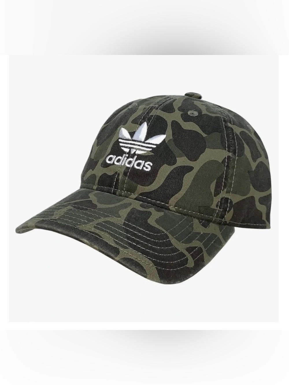 Adidas Originals Forest Camo Relaxed Fit Strapback Hat
